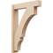 Ekena Millwork 6-in W x 28-in D x 40-in H Balboa Block Rough Cedar Woodgrain TimberThane Outlooker, Primed Tan OUTUR060X28X40BOA44RCPR - alternate 1